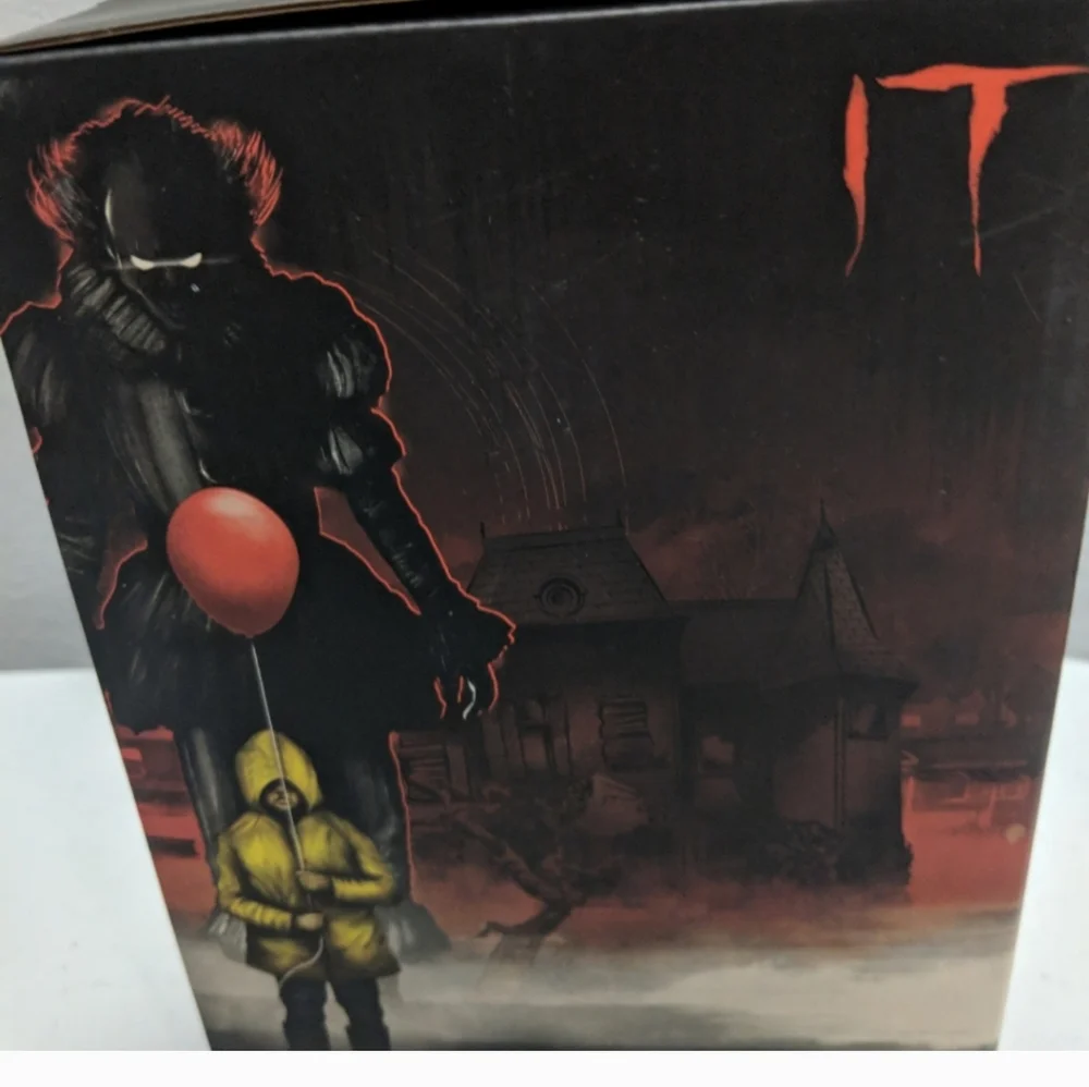 Halloween Horror Creepy Clown Collectibles Pennywise LED Cloche Light Up Decor